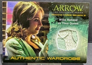 DC Arrow TV Show Season 2 Wardrobe Costume Card Willa Holland Thea Queen M17 - Picture 1 of 4