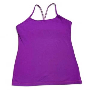 Canotta donna viola Lululemon Racerback taglia 8 (senza etichetta taglia) -367B - Foto 1 di 5