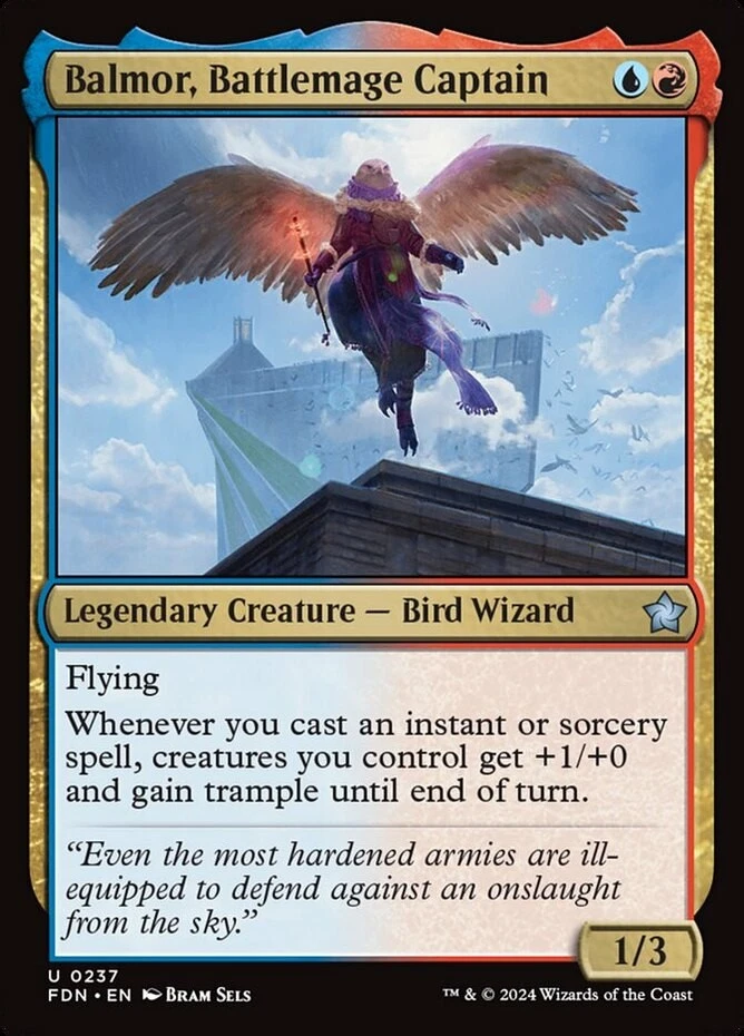 x1 Balmor, Battlemage Captain - Foundations - NM - MTG - Image 1 of 1