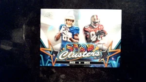 2024 Topps Chrome Cosmic #SCL-10 Jerry Rice / Brenden Rice Star Clusters - Foto 1 di 2