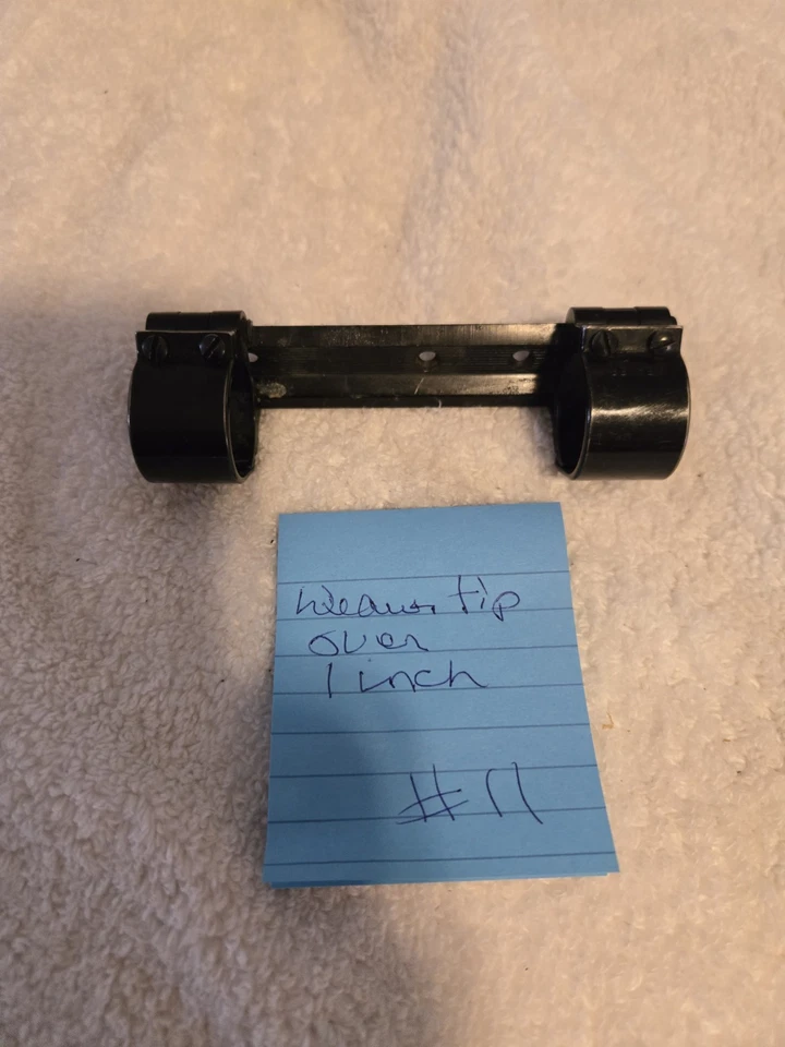 Weaver Tip Over 1 Inch Mount Rings - Image 1 of 4