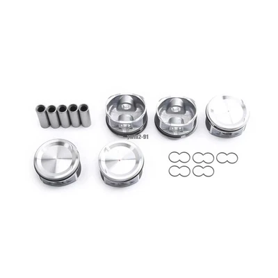 5pcs Pistons Rings Set STD For Volvo S40 S60 S80 C30 C70 XC90 2.5T T5 L5 B5254T - Image 1 of 4