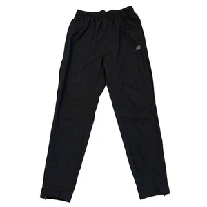 New Balance Track Pants Mens Med Gray All Motion Jogger Reflective Zip Ankles - Picture 1 of 15