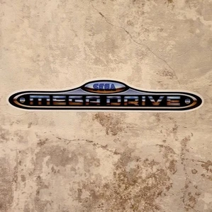 Sega Megadrive 200mm Vinyl Sticker Window Laptop Skateboard Weatherproof Car Van - Picture 1 of 3