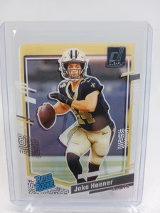 2023 Panini Clearly Donruss - Rated Rookie Jake Haener #63 (RC) - Bild 1 von 2