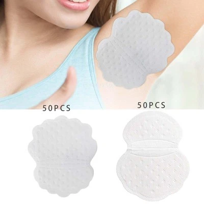 100 Pieces Underarm Sweating Pads (Includes Unscented and Scented) Super - Image 1 of 4
