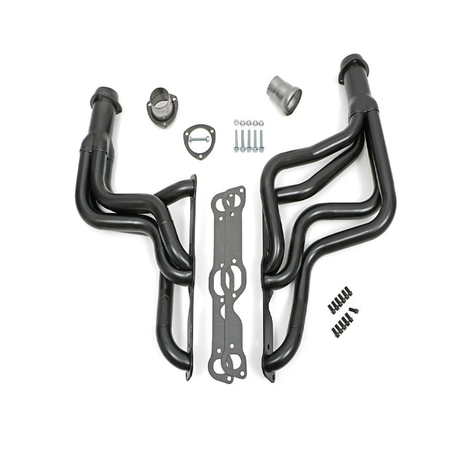 Hedman Uncoated Long-Tube 1-3/4" Steel Street Headers for 64-72 Pontiac LeMans Foto 1 de 3