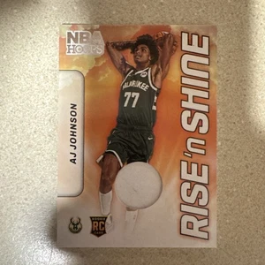 2024-25 Hoops Rise N Shine Memorabilia #RSM-AJB AJ Johnson Milwaukee Bucks - Picture 1 of 2