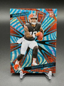 2025 Panini Revolution Quinshon Judkins RC Aqua Swirl /499 - Bild 1 von 2