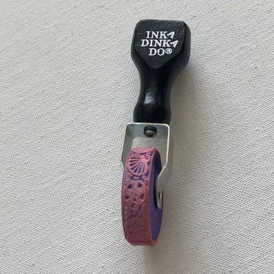 Sello de goma rodante con rodillo de borde Inkadinkado Seashell Foto 1 de 4