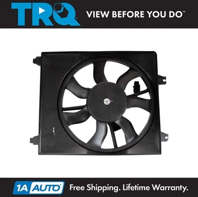 Conjunto de ventilador de refrigeración condensador de aire acondicionado derecho TRQ para Hyundai Santa Fe 2007-2009 Foto 1 de 4