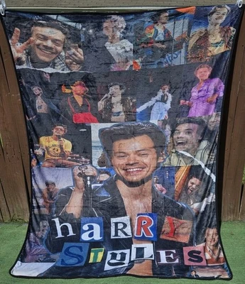 Harry Styles Blanket Throw 60x80 One Direction Soft - Image 1 of 4