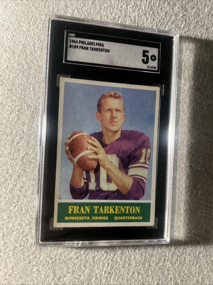 1964 Philadelphia - Fran Tarkenton #109 SGC 5 - Image 1 of 2