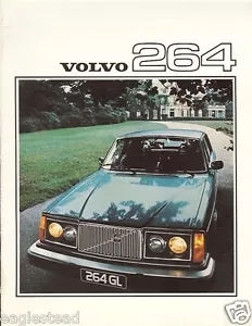 Auto Brochure - Volvo - 264 GL - c1976 (AB152) - Foto 1 di 1