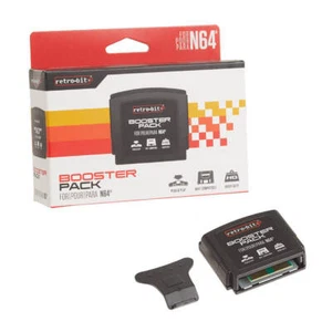 Retro-Bit N64 Memory Jumper Pak Booster Pack Video Game Accssories (Black) - Picture 1 of 3