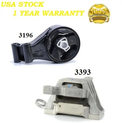 2 piezas montaje de motor y transmisión compatible con Chevrolet Malibu Limited 2016 2,5 L Foto 1 de 4