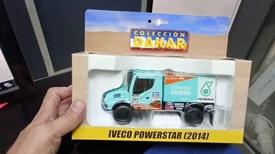 Camión Iveco Powerstar 501 Rally Dakar 2014 remolque de equipo coche Kamaz Atlas Art 1/43 Foto 1 de 2