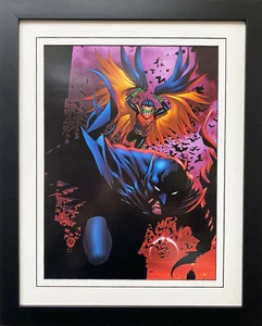 Póster arte cómic mate enmarcado DC "Batman & Robin #2 Vol 1" TOMASI GLEASON - Imagen 1 de 4