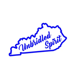 Kentucky Unbridled Spirit Decalcomania per Yeti, bottiglia d'acqua, tazza da caffè, auto, camion - Foto 1 di 2