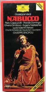 Verdi Nambucco Sinopoli 2 Cassette Box Set 3382021 With Booklet - Picture 1 of 5