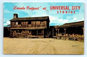 1960s CA Postcard Universal City Studios Laredo Outpost California Western - Picture 1 of 2