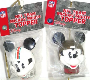 Disney Mickey Mouse Antena Topper NFL Miami Dolphins Tampa Bay Buccaneers NUEVO - Imagen 1 de 5