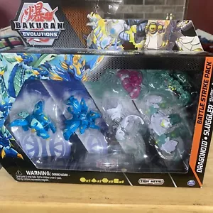 NEW Bakugan Evolutions Strike Pack Dragon pod Slugger Battle Strike Pack 6 Pk - Picture 1 of 4