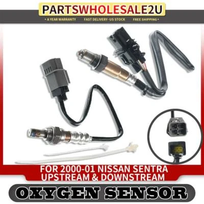 2 sensores de oxígeno para Nissan Sentra I4 1,8 L 2000 2001 aguas arriba y aguas abajo Foto 1 de 4
