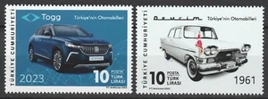 Turkey 2023 Cars 2 MNH stamps - Picture 1 of 1