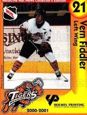 2000-01 Medicine Hat Tigers #14 Vern Fiddler