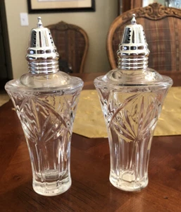 Salero y pimentero Bohemia Crystal 6,5" República Checa NUEVO - Imagen 1 de 2