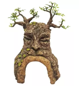 Aquarium Fish Tank Ornament Tree Cave with Face and branches, Decoration - Picture 1 of 1