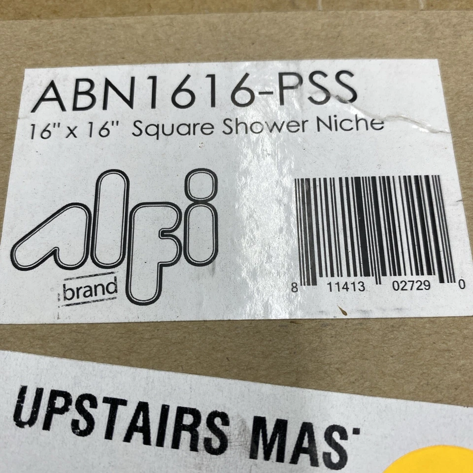 Nicho de ducha ABN1616-PSS, acero inoxidable pulido Foto 1 de 1