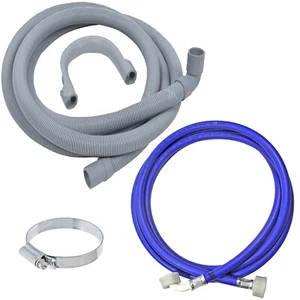 Relleno de lavavajillas para lavadora + tubería de manguera de drenaje 2,5 m + clip para HOWDENS LAMONA - Imagen 1 de 12
