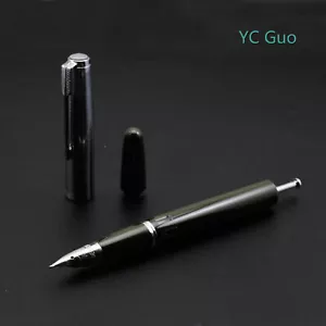 2019 Model Wing Sung 601A Vacuum Pump Green Fountain Pen Medium Nib - Picture 1 of 10