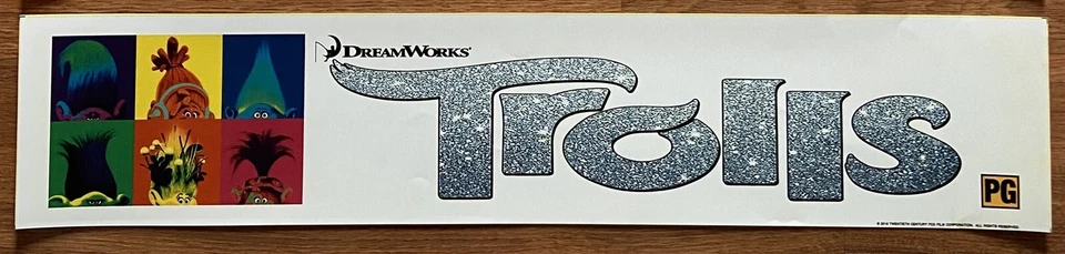 📽 Trolls (2016) - Anna Kendrick - Movie Theater Mylar / Poster 5x25 - Image 1 of 1