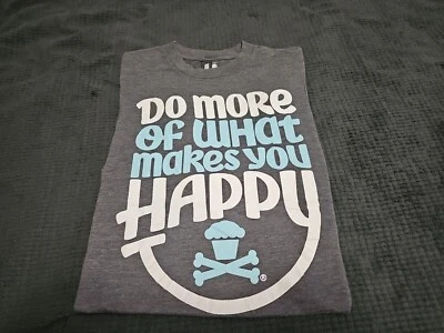 Camiseta Johnny Cupcakes: Do More Of What Makes You Happy gris jaspeado talla pequeña  Foto 1 de 4