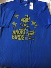 Vintage~Peanuts T-Shirt~Angry Birds~Woodstock~UNISEX~Mens/Wom’s~Sz.Lg.~FREE SHIP