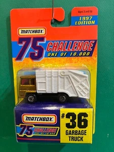 Matchbox 1-75 Gold Challenge #36 Garbage Refuse Truck 1/64 Diecast BX44 - Picture 1 of 1