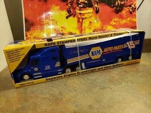 RARE FIRST GEAR #15 MICHAEL WALTRIP RACE CAR TRANSPORTER BRAND NEW BEAUTIFUL  - Picture 1 of 12