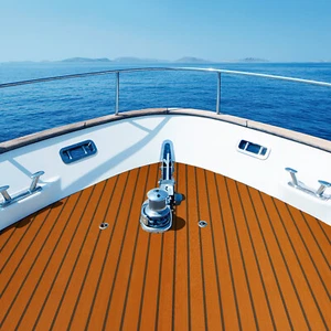 106'' X 35'' EVA Foam Boat Teak Sheet Carpet Pad Marine Decking Flooring Mat 6mm - Picture 1 of 14