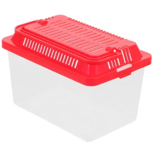 Turtle Aquarium Fish Breeding Box Pet Transport Tank with Handle Baby Travel - Picture 1 of 12