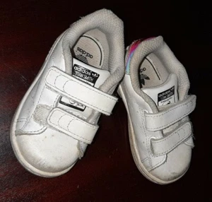 Mädchen-Sneaker weiß mit Klettverschlüssen adidas Gr.20 - Bild 1 von 4