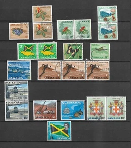 Jamaica, 1964 pictorials, used selection with many multiples (J147) - Picture 1 of 1