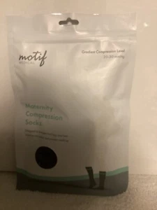 Damen-Umstands-Kompressionsstrümpfe schwarz/grün Größe Medium neu im Paket - Bild 1 von 2