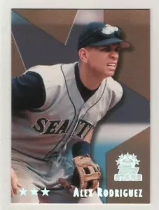 1999 Topps Stars 3 Three Star #10 Alex Rodriguez Seattle Mariners BV$2.50 Insert - Picture 1 of 1