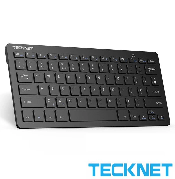 TECKNET 2.4G Wireless Keyboard For Windows 10/8/7/Vista/XP and Android Smart TV - Image 1 of 1