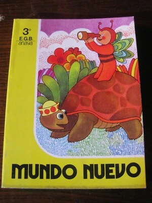 LIBRO EGB MUNDO NUEVO 3 3º E.G.B. ANAYA 1981 SIN USAR LIBRO DE TEXTO LIBRERIA - Imagen 1 de 4