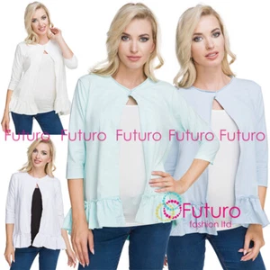 Womens Casual Blouse Boat Neck 3/4 Sleeve Everyday Flounce Tunic One Size FT2897 - Picture 1 of 6