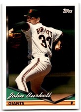 1994 Topps John Burkett San Francisco Giants #213